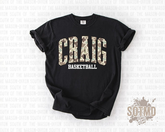Camo Craig Basketball
