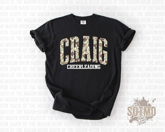 Camo Craig Cheerleading
