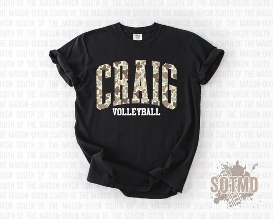 Camo Craig Volleyball