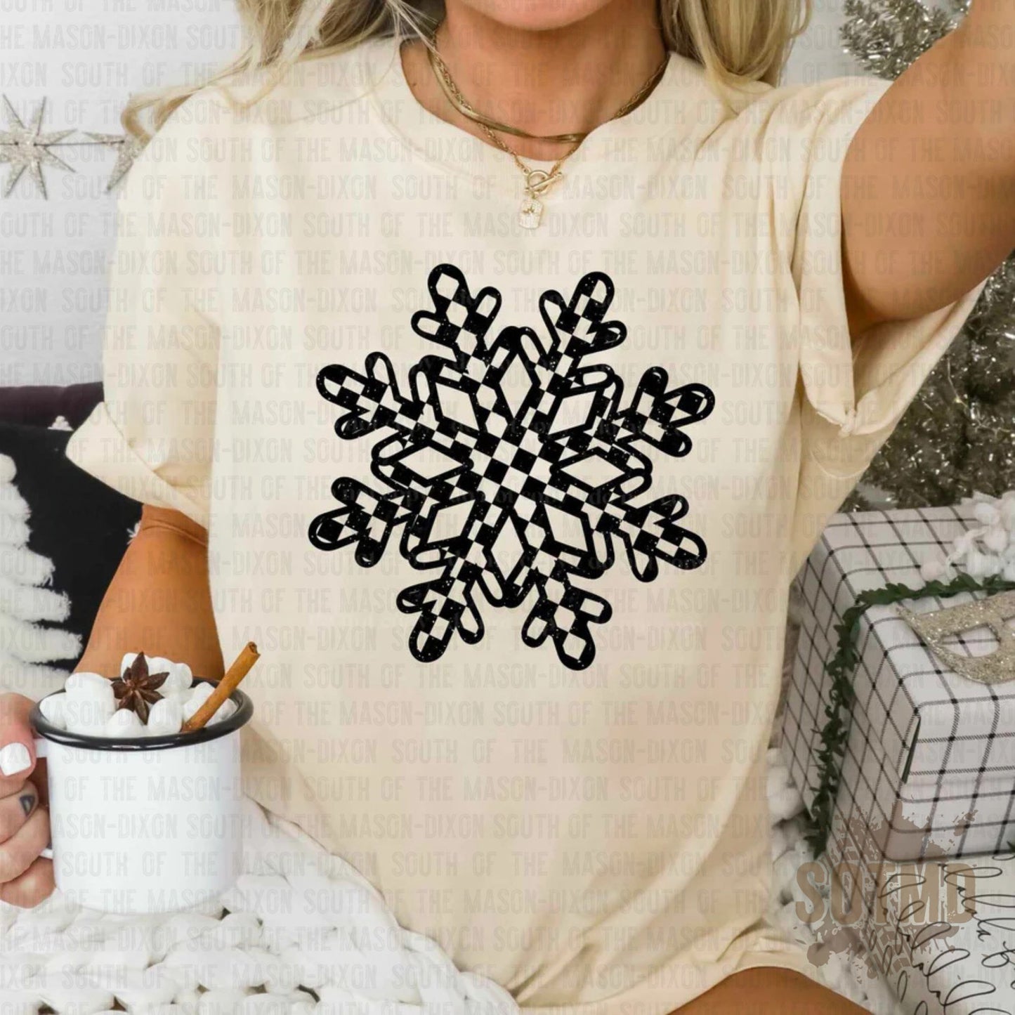 Checkered Snowflake