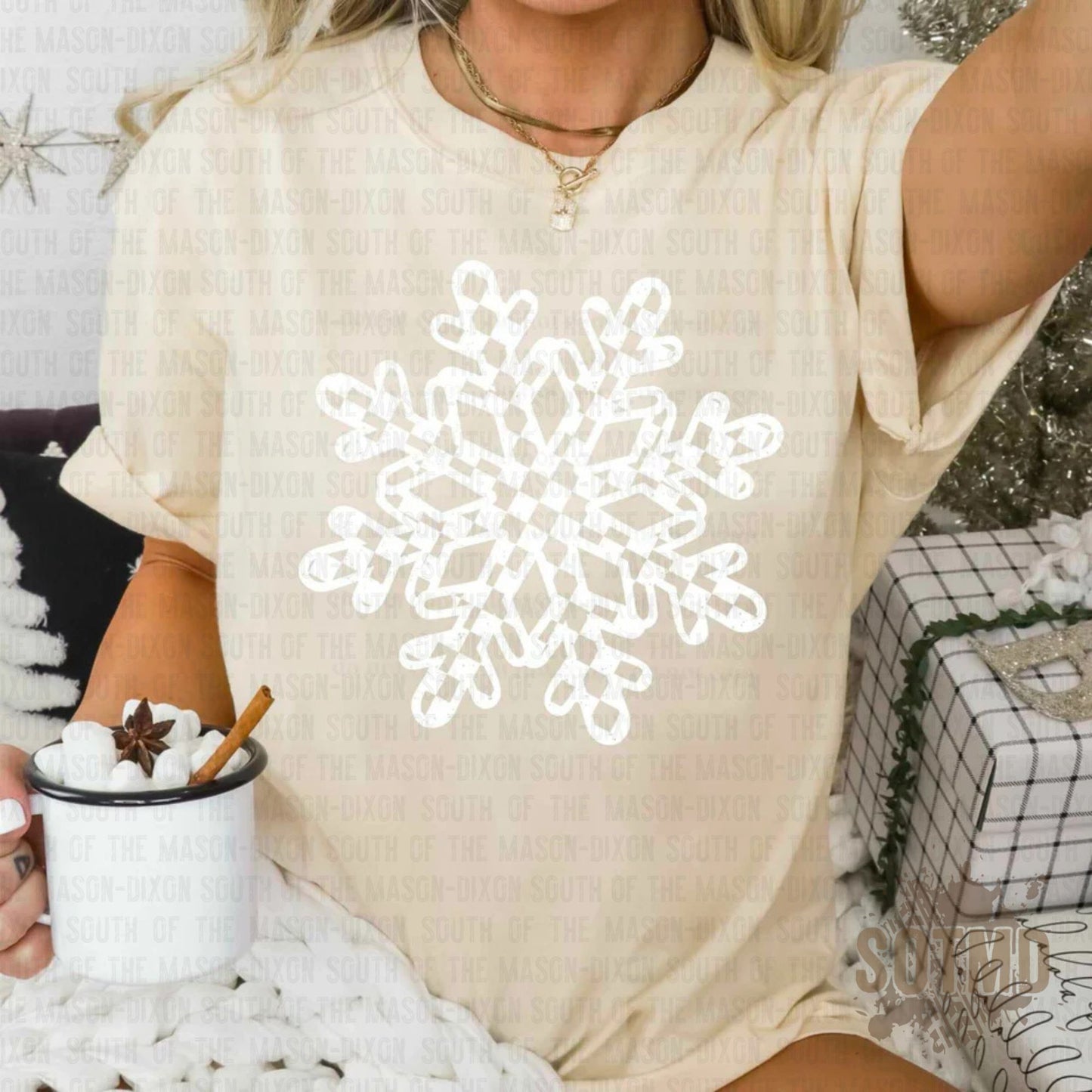Checkered Snowflake