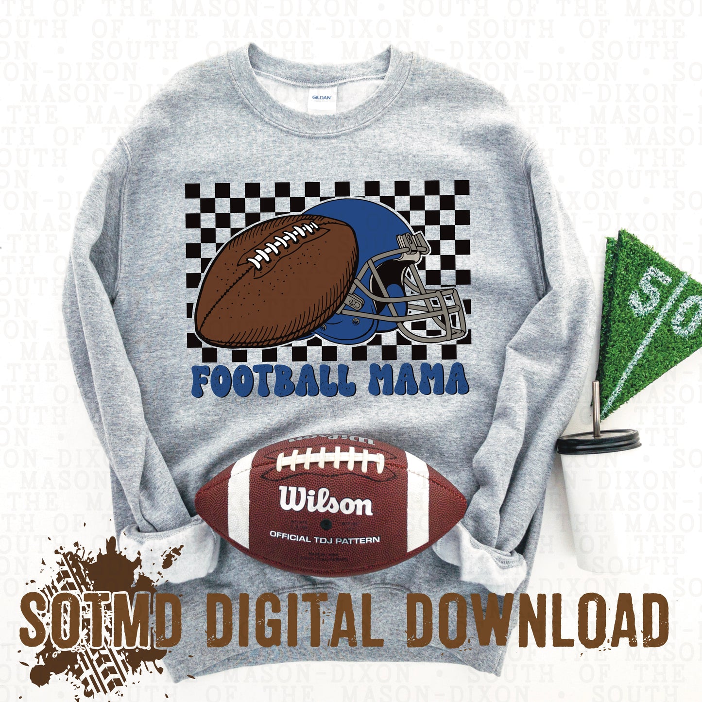 Football Mama — Custom (digital)