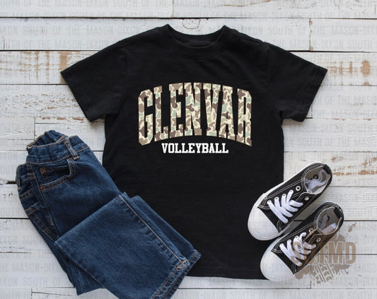 Camo Glenvar Volleyball Youth