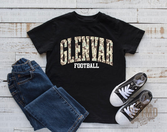 Camo Glenvar Football Youth