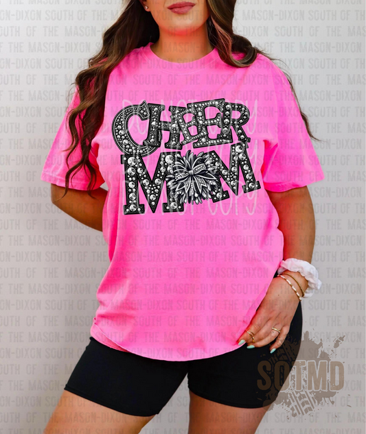 Cheer Mom (Faux Rhinestone)