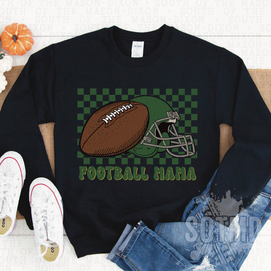 Football Mama — Green & Gold