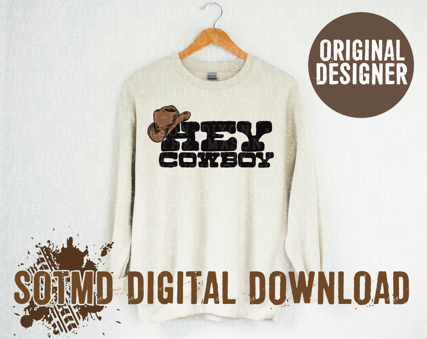 Hey Cowboy (Full Color) + Front/Pocket (digital)