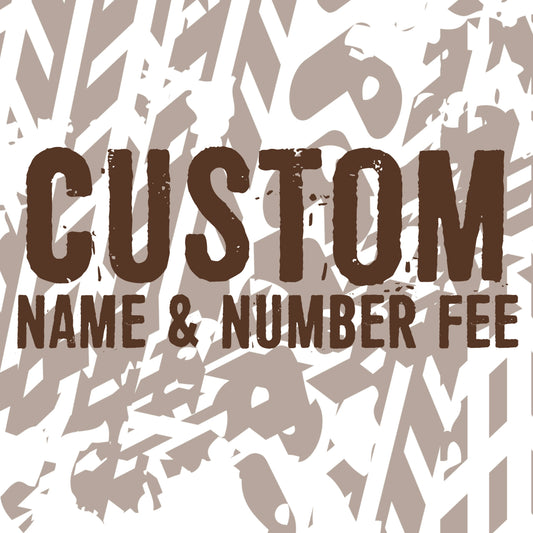 Custom Name & Number Fee