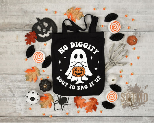 No Diggity Trick or Treat Bag