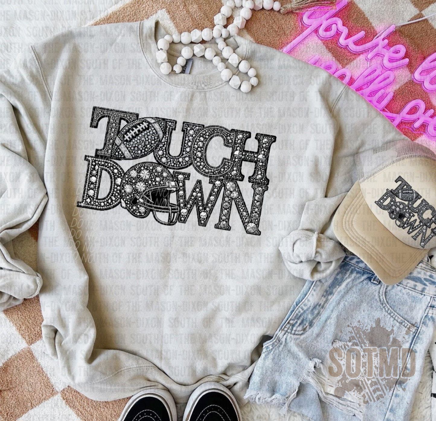 Touchdown (Faux Rhinestone)