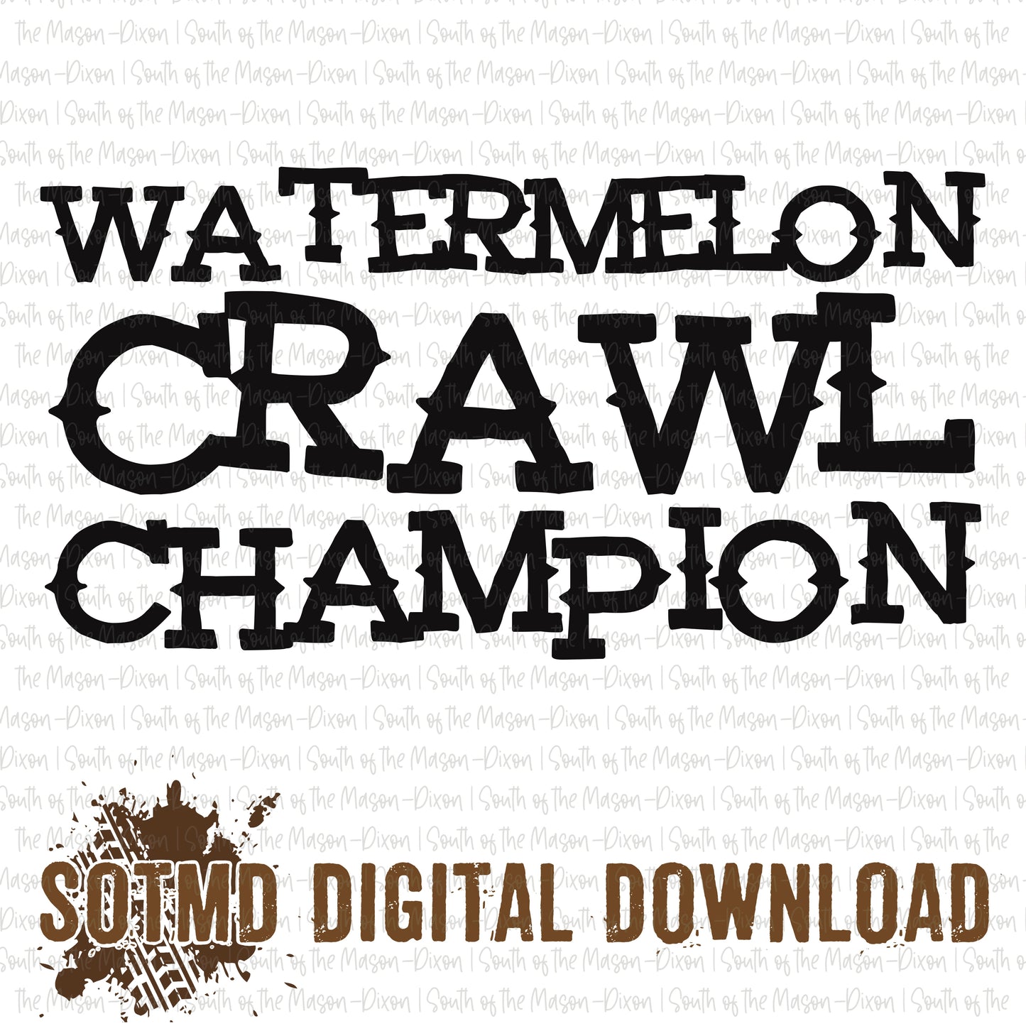 Watermelon Crawl Champion 1 (digital)