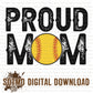 Proud Softball Mom (digital)